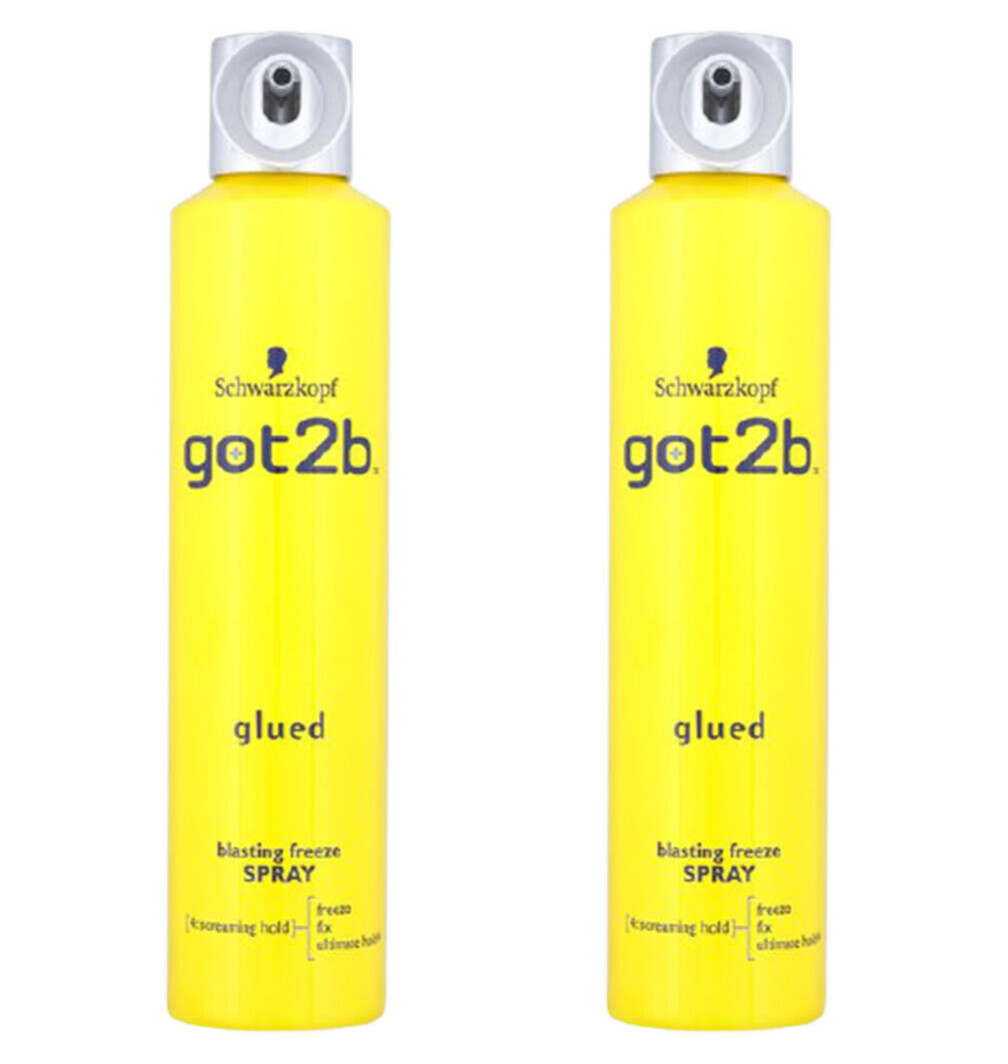 Schwarzkopf Glued Blasting Freeze Hair 'Spray' with Ultimate Hold 300ml, 6 Pack in White | Size: 300ml - Image 7