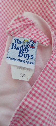 Easter dress The Bailey Boys Girls Pink Jumper dress - Size 6x - Picture 7 of 7