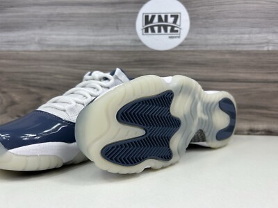 Nike Air Jordan 11 Retro Low White Diffused Navy Blue Men's