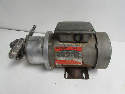 RELIANCE P56H5420M-YX AC MOTOR 208-230/460V ISOCHEM GM4-DDT-KXFX596 PUMP **FAIR*