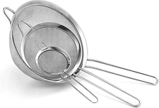 Cuisinart Mesh Strainers, 3 Count (Pack of 1) Set, CTG-00-3MS Silver