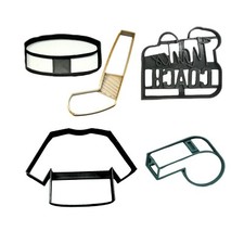 THANKS COACH HOCKEY TEAM SET OF 5 COOKIE CUTTERS MADE IN USA PR9001
