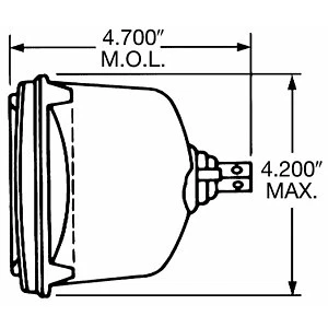 Low Beam Headlight  Wagner  H4656BL — 第 4/4 张图片