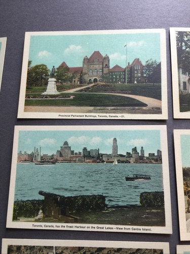 Juego de 10 postales Views of Toronto Canadá 1920 sin usar nuevo envío gratuito L4 - Imagen 3 de 10