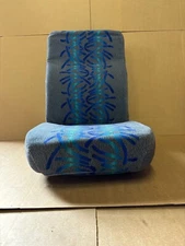 Cutaway Shuttle Bus Seat GRAY CLOTH w/PRINT -SEAT ONLY- *SHIPPING OPTIONS AVAIL*