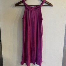 BANANA REPUBLIC Women's Fuchsia Tie Back Mini Dress Size XXS