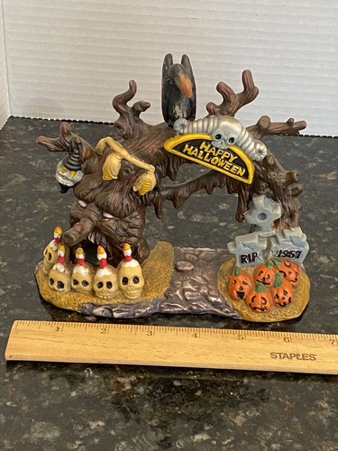 Spooky Hollow – Eerie Tree Arch – For Halloween Village NEW - Picture 8 of 9