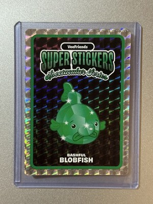 Bashful Blobfish VeeFriends Super Sticker Spectacular Series 2026 EMERALD