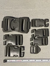 USGI ITW Nexus Replacement Buckle Set of 7 Army Green Military Made In USA NEW