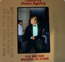 DAVID LEE ROTH "VAN HALEN" CANDID 1991 ORIG. PHOTO 35mm Slide Transparency #1095