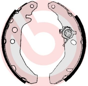 Brembo S 24 516 Bremsbackensatz Hinten FüR Ford-image