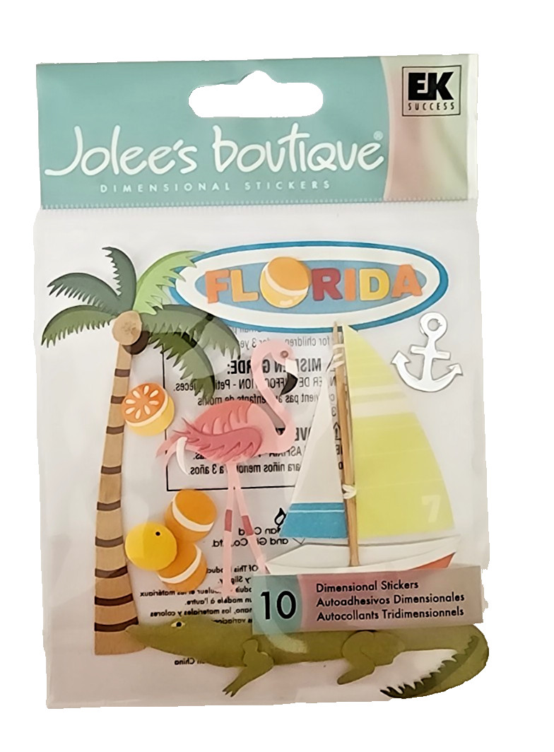 RETIRED Jolee's Boutique 3D Embellishments - Florida Destination - SPJE014