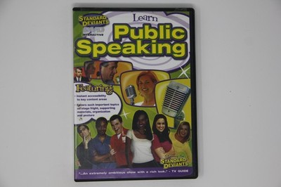 Standard Deviants Learn Public Speaking DVD Interactive