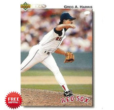 1992 Upper Deck Gold Hologram MLB Baseball Card #658 Greg Harris Boston Red Sox