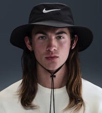 Nike Apex Dri-Fit Bucket Hat -Swoosh Logo Unisex -Style HJ7158 010 -Size L -NEW