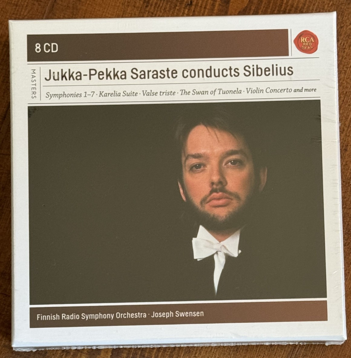 Jukka-Pekka Sarasate Conducts Sibelius 8 CD Box Set NEW