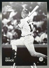 2025 Topps Black and White Mark Grace #96 Cubs
