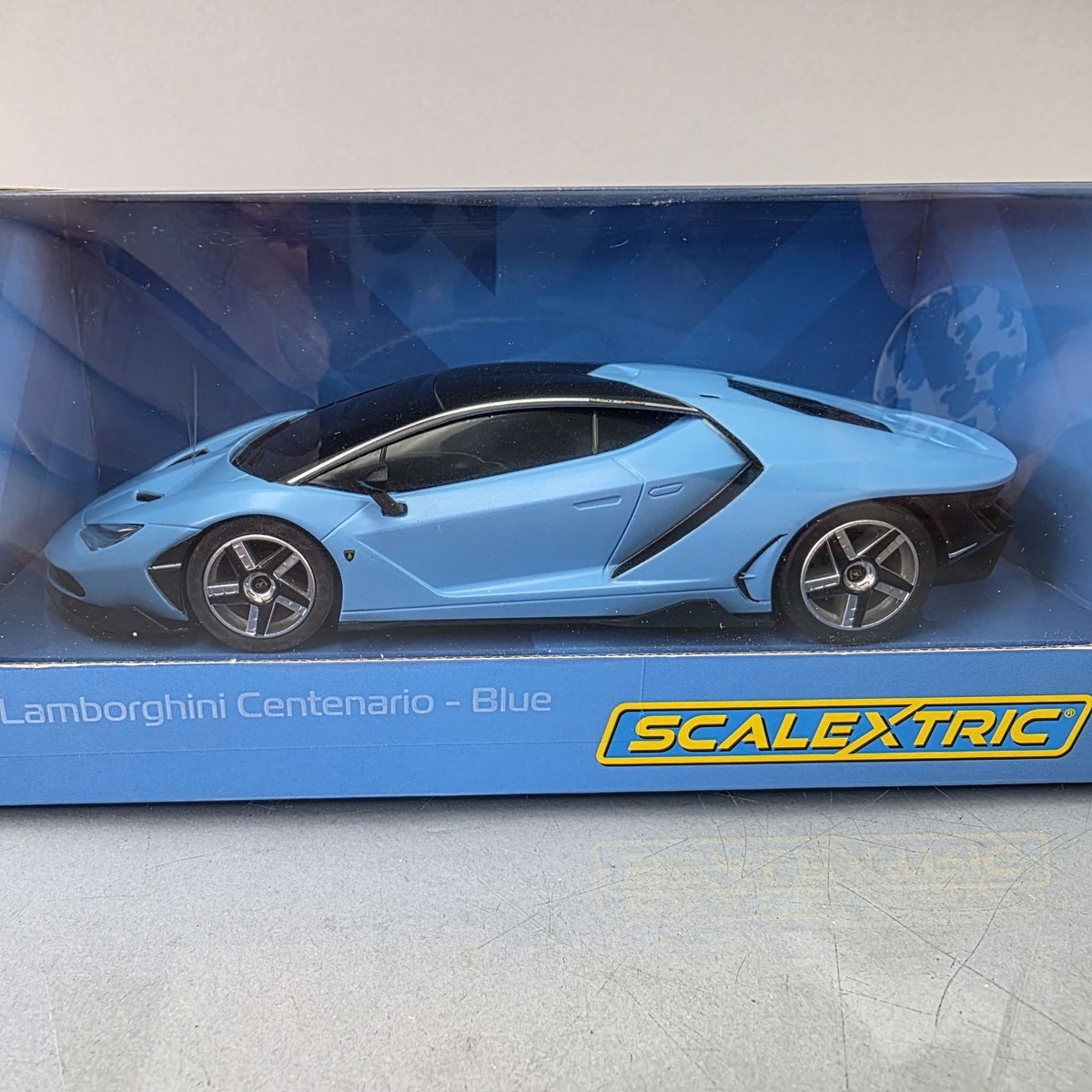 Scalextric C4312T Lamborghini Centenario Blue 1/32 Scale Slot Car
