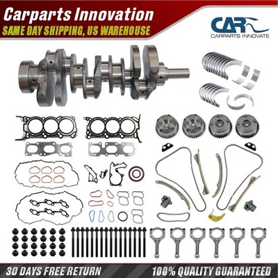 G6DH Engine Rebuild Kit Crankshaft Bearings Timing for 11-16 Hyundai Kia 3.3L