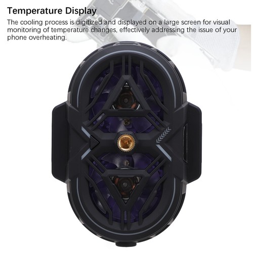 Wentylator chłodzący telefon Double Core Phone Cooler do transmisji na żywo do gier - Zdjęcie 3 z 24