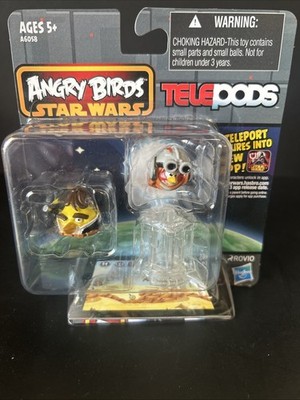 Angry Birds Star Wars Telepods Anakin Skywalker & Han Solo Ultra Rare New In Box