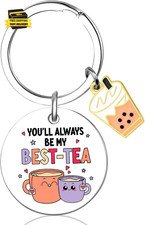 Best Friend Keychain Bestie Keychain Gift for Women Birthday Valentines Day Gift