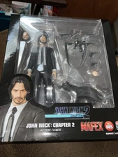 Mafex No 085 John Wick Chapter 2 Action Figure New But Box Damaged In Storage