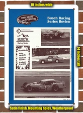 Metal Sign - 1989 Waterford Speedbowl Racing Program - 10x14 inches