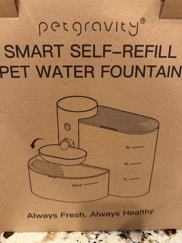 Petgravity Smart Self-Refill Pet Water Fountain ABS/PC PG-CS601