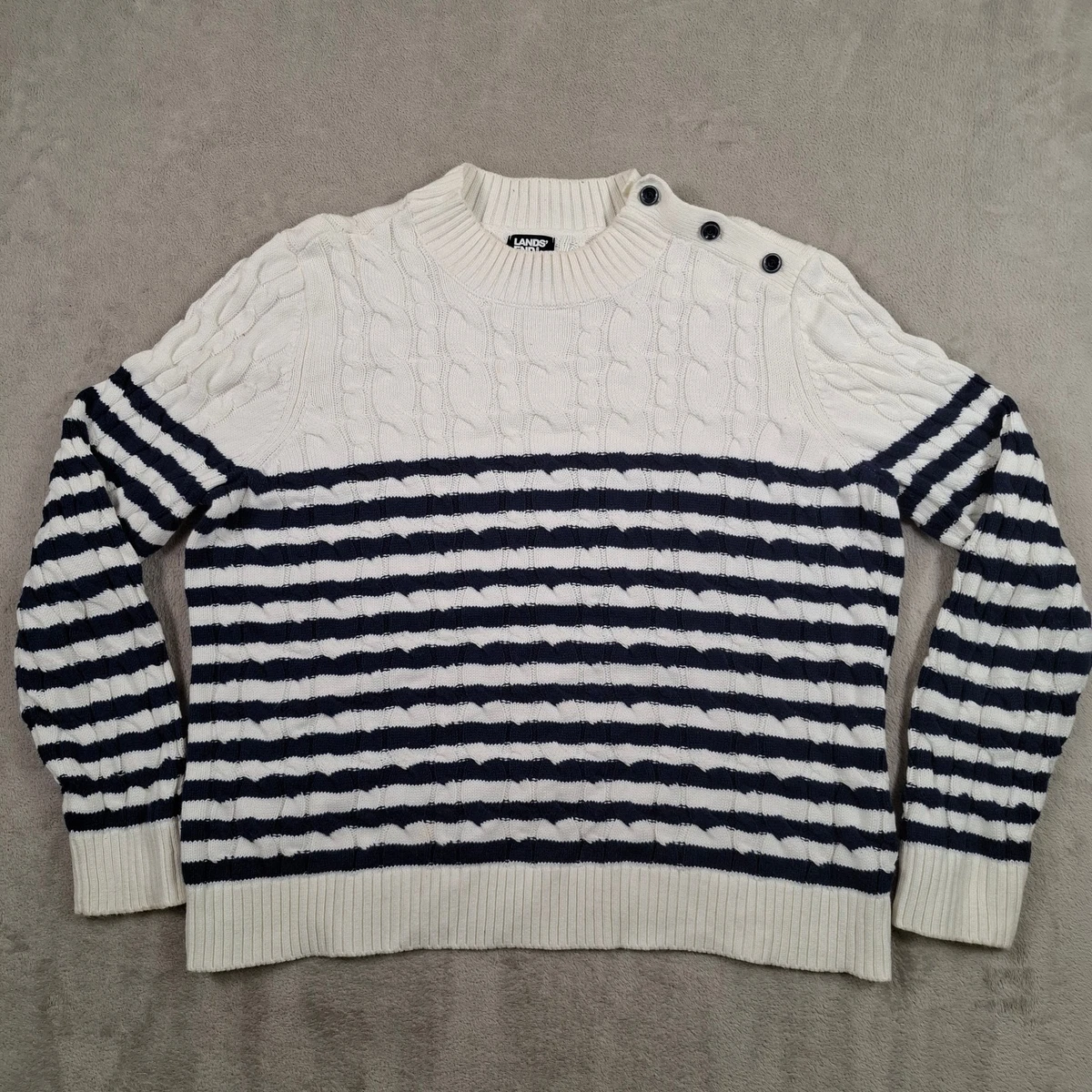 Lands' End Cotton Pullover Sweaters for Women for sale | eBay