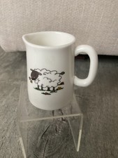 Very Cute Mint Sauce Jug Fine Bone China Hand Painted In Wales By Hudson Hopkins