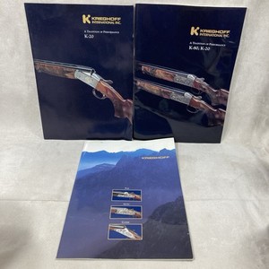 3 Krieghoff International Inc. K80 K20 Product Catalogs.