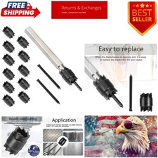 14-Pack Spot Weld Cutter Set - Durable Double-Sided HSS Drill Bits