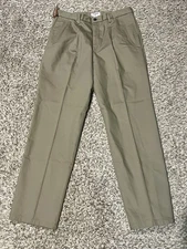 Dockers Signature Khaki Classic Fit Tan Men's 34x34 Cotton Pleated Stretch NEW