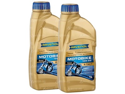 2 (2x1) Liter RAVENOL Motobike 4-T Ester SAE 10W-60 Motorenöl