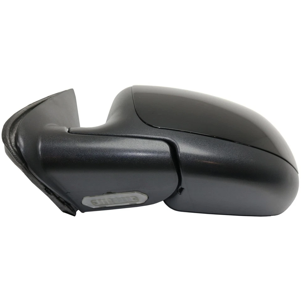 Side View Mirrors Power Heated Smooth Black with Puddle Pair For 00-02 Chevy GMC - Image 2 of 4
