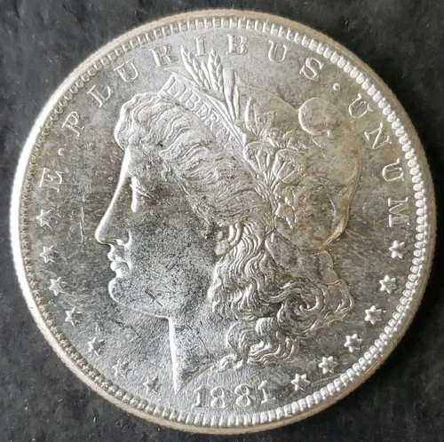 1881 S $1 Morgan Silver Dollar