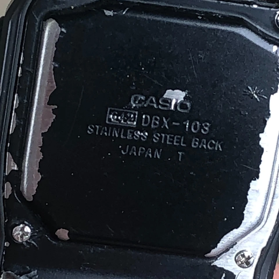 Reloj Casio Databank Hombre DBX-103 Deportivo Multifunción Cuarzo Digital 34mm Sin Correa Foto 4 de 4
