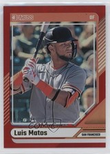 2024 Panini Donruss Red 85/275 Luis Matos #77 0w3