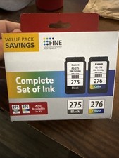 Canon 275 276 Ink Cartridge Combo for TS3522 TS3520 Printer