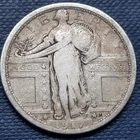 1917 Standing Liberty Quarter 25c Type 1 Circulated B45#93665