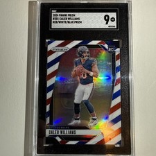 2024 Prizm Caleb Williams RC Red White and Blue Rookie #301 Bears SGC 9