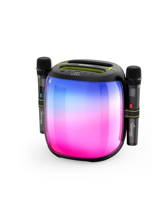 100W Portable Bluetooth Party Speaker with TWS Pairing, Dual Wireless Microph...