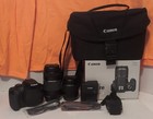 Canon Eos Rebel T6 18.0Mp Dslr Camera /W 2 Lenses 75-300 & 18-55mm Bundle +Extra