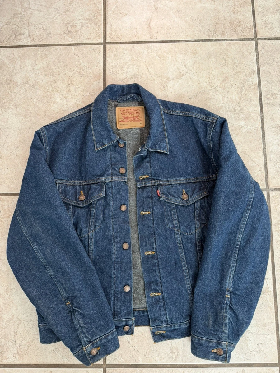 vintage mens levi jean jacket products for sale | eBay