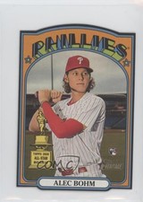 2021 Topps Heritage 1972 Die-Cuts Alec Bohm #72DC-12 5m0
