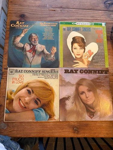 LOT OF 4 RAY CONNIFF 1970s Albums Lps Lp Set NASHVILLE So Much Love YOUNG HEART