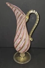 Vintage Murano Fratelli Toso Zanfirico Art Glass Pitcher Ewer 1691