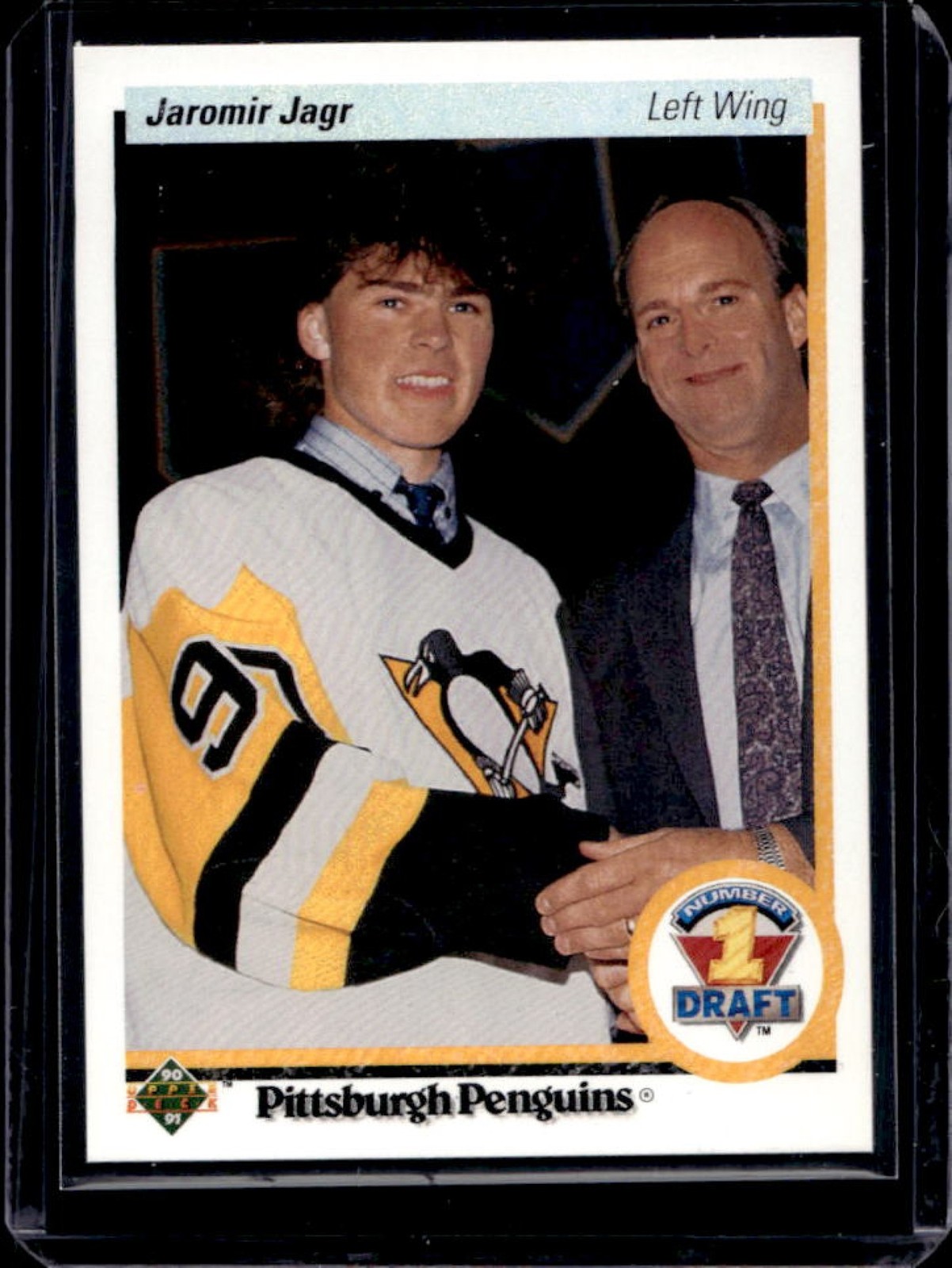 1990-91 Upper Deck Jaromir Jagr Rookie RC #356 Penguins