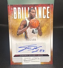 2012-13 Panini Brilliance - Marks of Brilliance Jeremy Evans #201 64/199 (AU) 